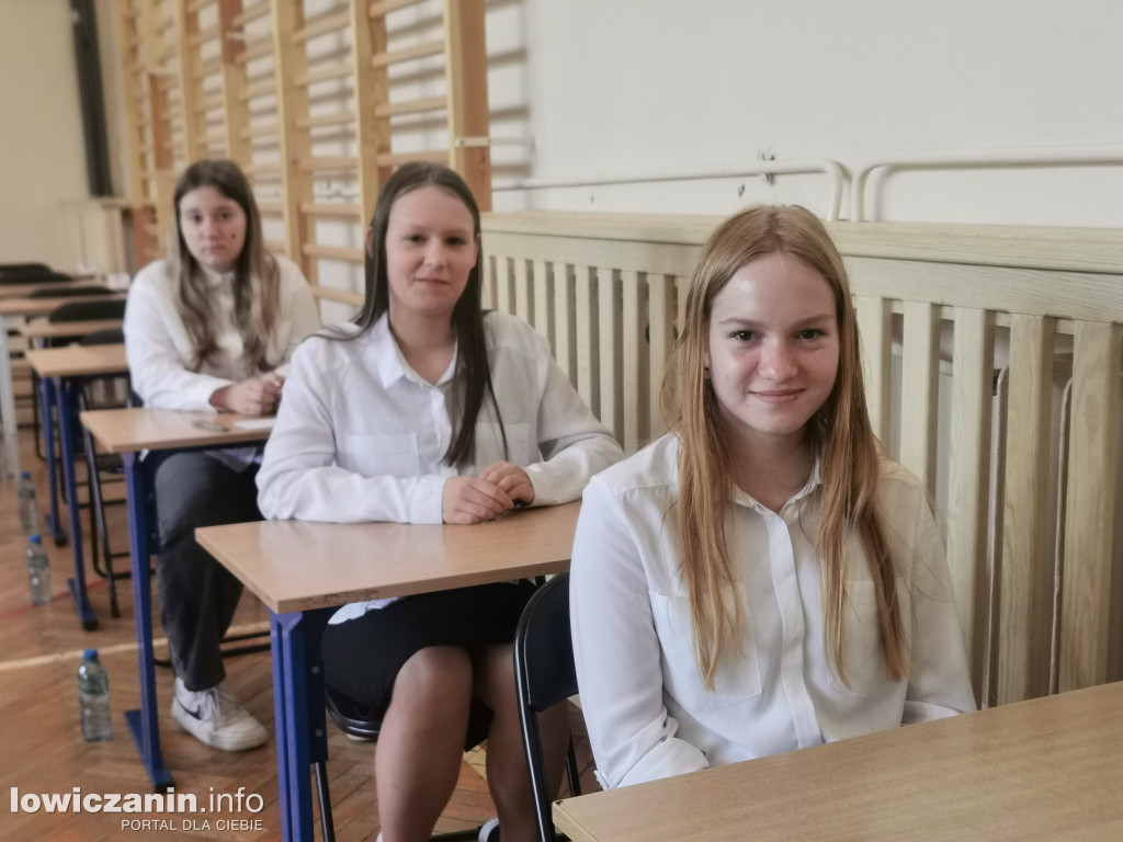 Egzamin ósmoklasisty w SP1 w Łowiczu