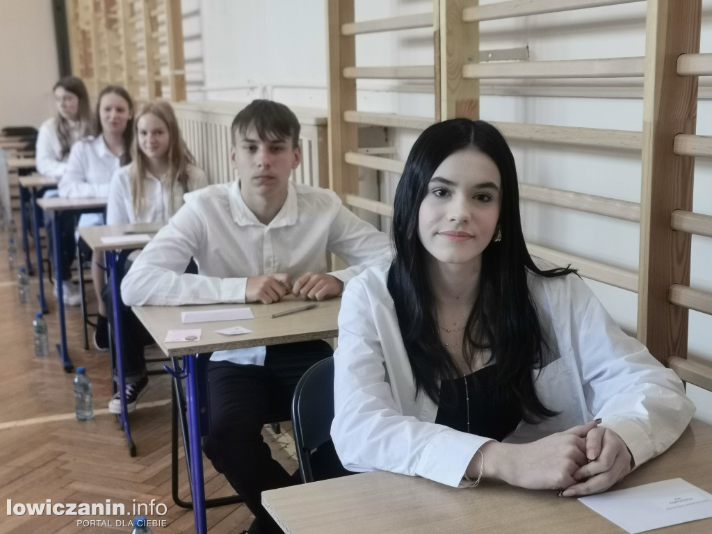 Egzamin ósmoklasisty w SP1 w Łowiczu