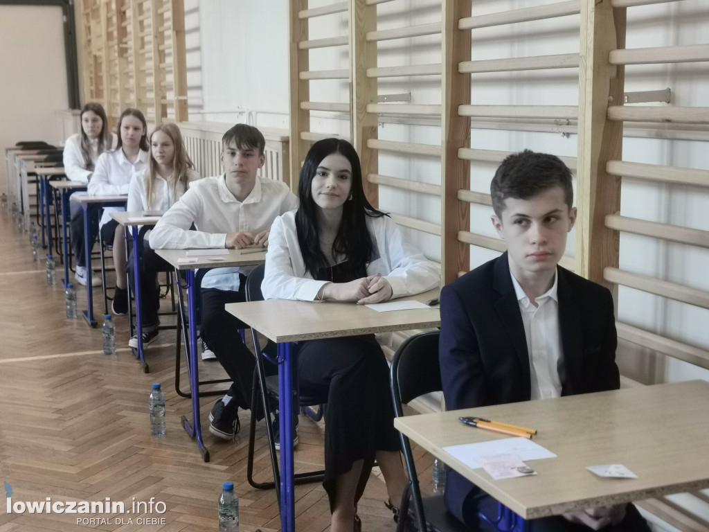 Egzamin ósmoklasisty w SP1 w Łowiczu