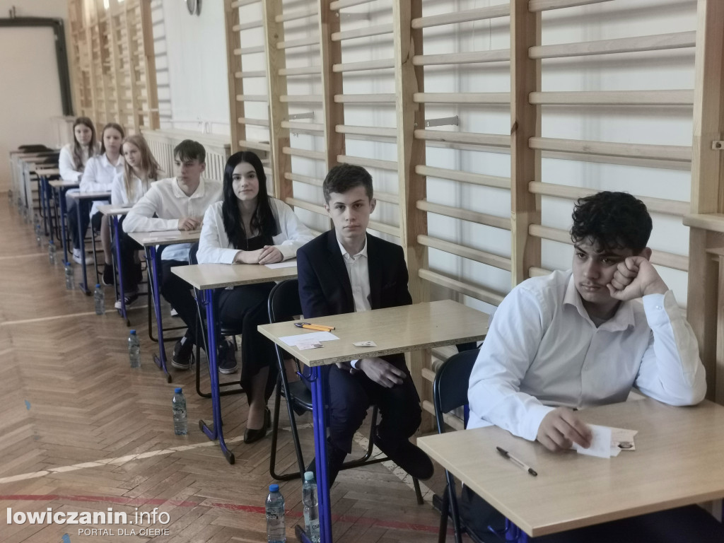Egzamin ósmoklasisty w SP1 w Łowiczu