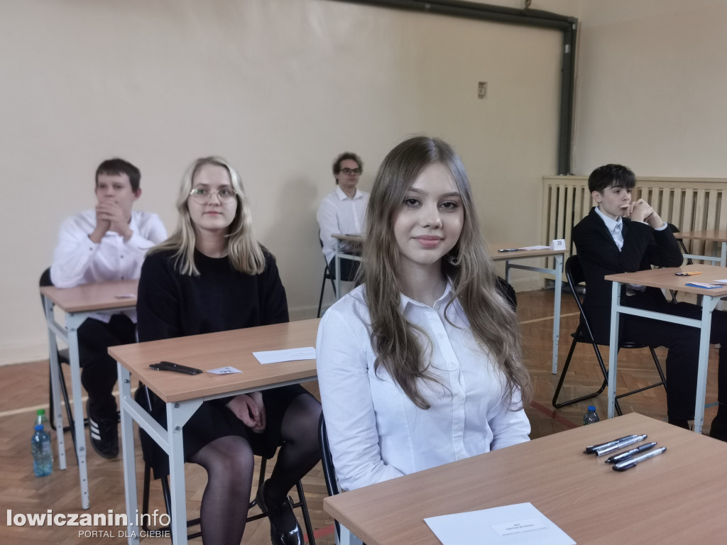 Egzamin ósmoklasisty w SP1 w Łowiczu