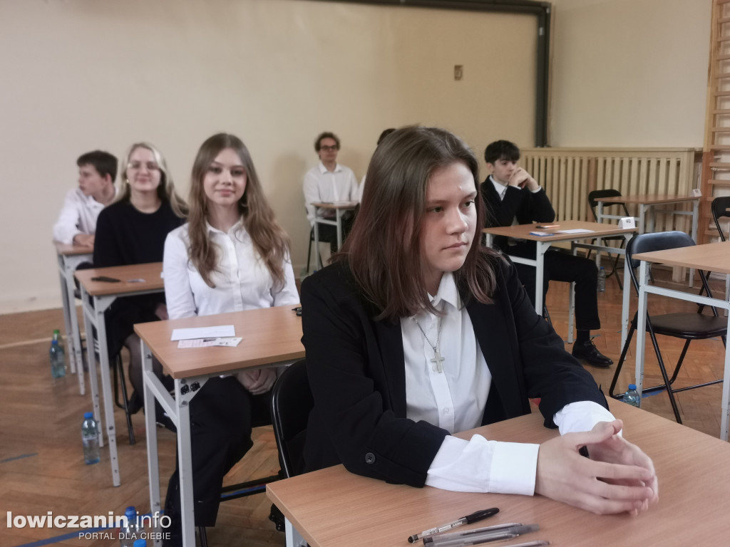 Egzamin ósmoklasisty w SP1 w Łowiczu