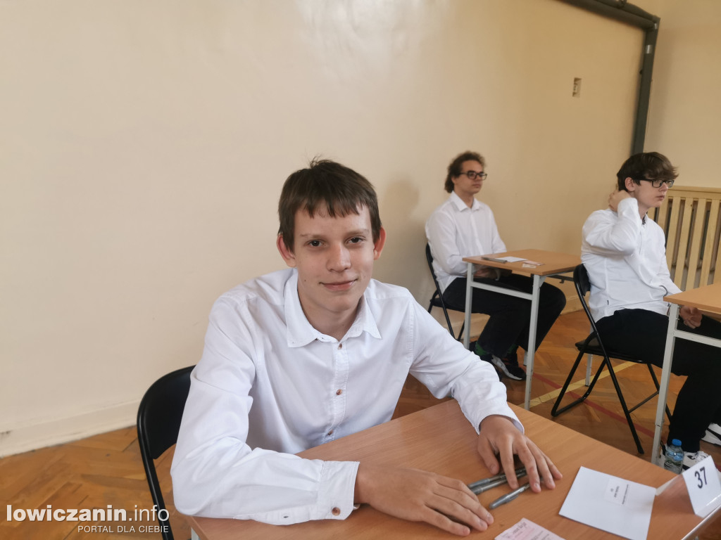 Egzamin ósmoklasisty w SP1 w Łowiczu