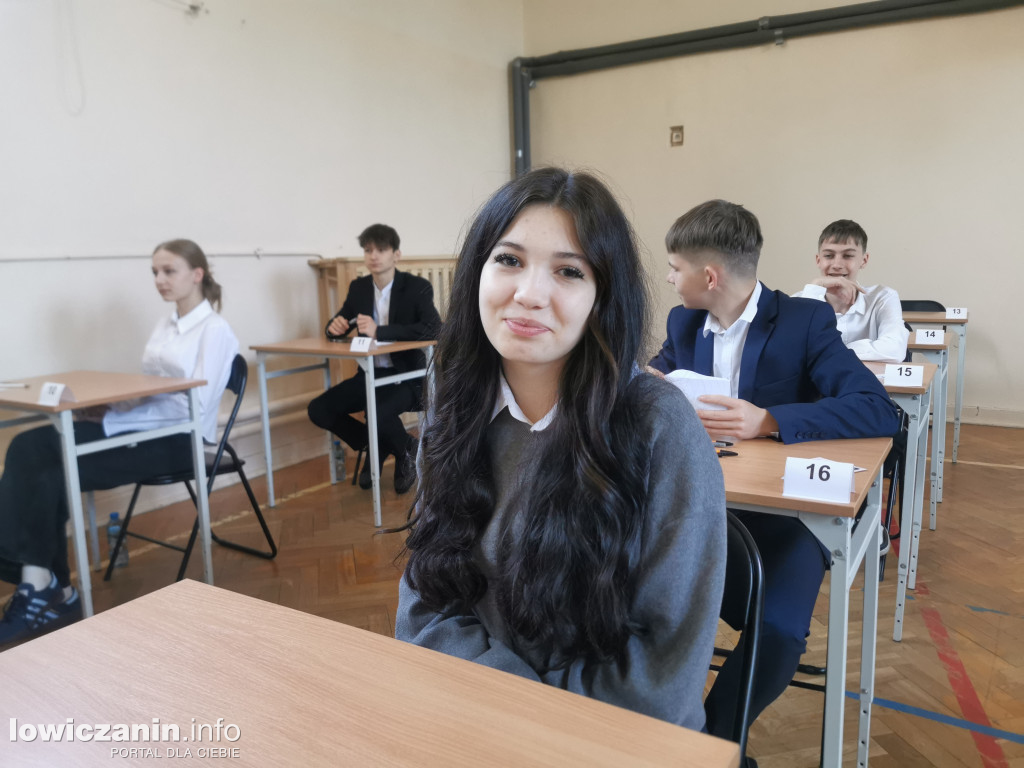 Egzamin ósmoklasisty w SP1 w Łowiczu