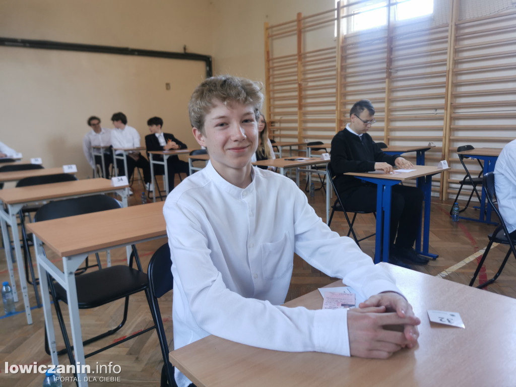 Egzamin ósmoklasisty w SP1 w Łowiczu