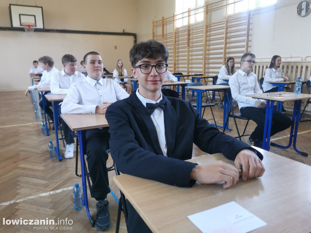 Egzamin ósmoklasisty w SP1 w Łowiczu