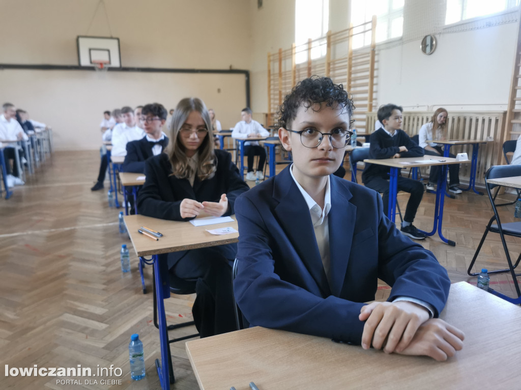 Egzamin ósmoklasisty w SP1 w Łowiczu