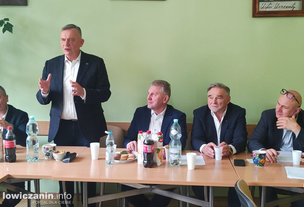 Michał Śliwiński ponownie prezesem Miejsko-Gminnego PSL w Łowiczu