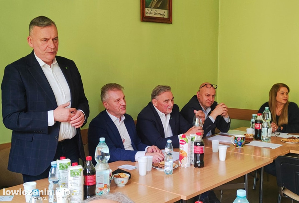 Michał Śliwiński ponownie prezesem Miejsko-Gminnego PSL w Łowiczu