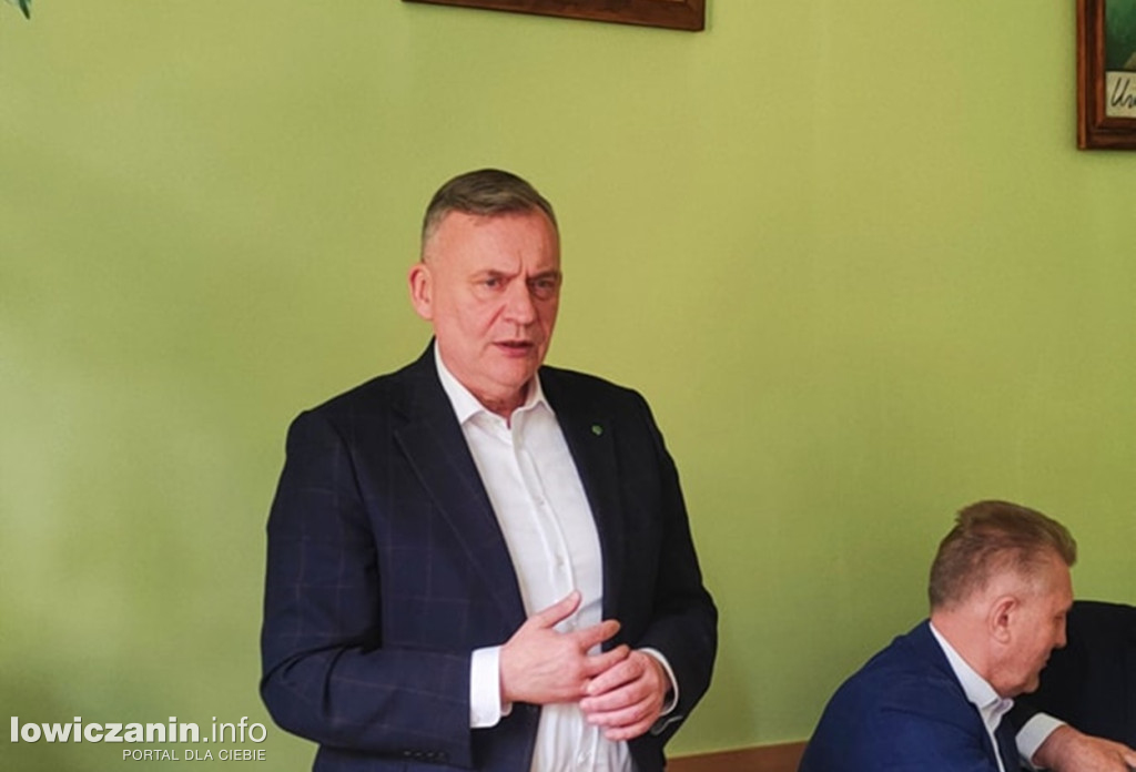 Michał Śliwiński ponownie prezesem Miejsko-Gminnego PSL w Łowiczu
