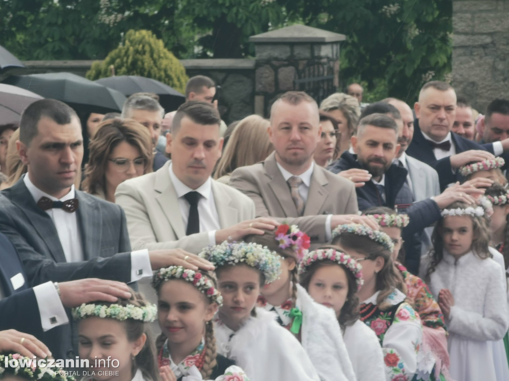 Pierwsza Komunia Święta w kościele w Domaniewicach