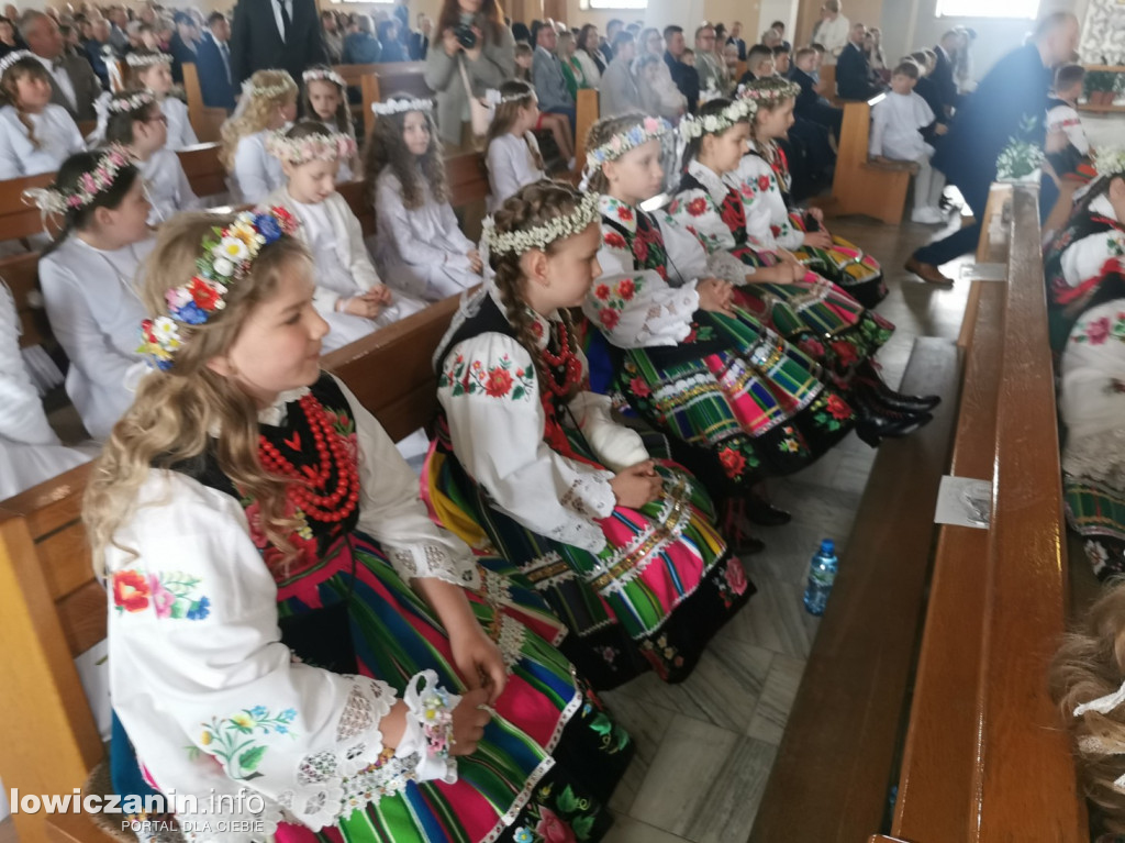 Pierwsza Komunia święta w kościele Chrystusa Dobrego Pasterza w Łowiczu