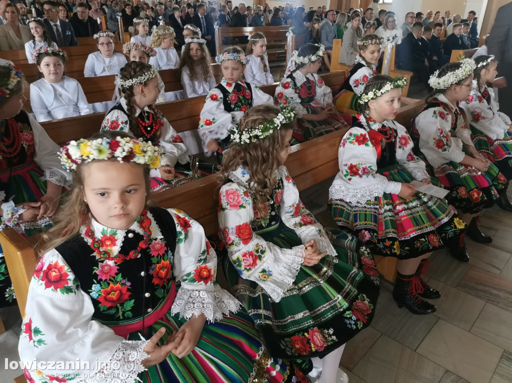 Pierwsza Komunia święta w kościele Chrystusa Dobrego Pasterza w Łowiczu