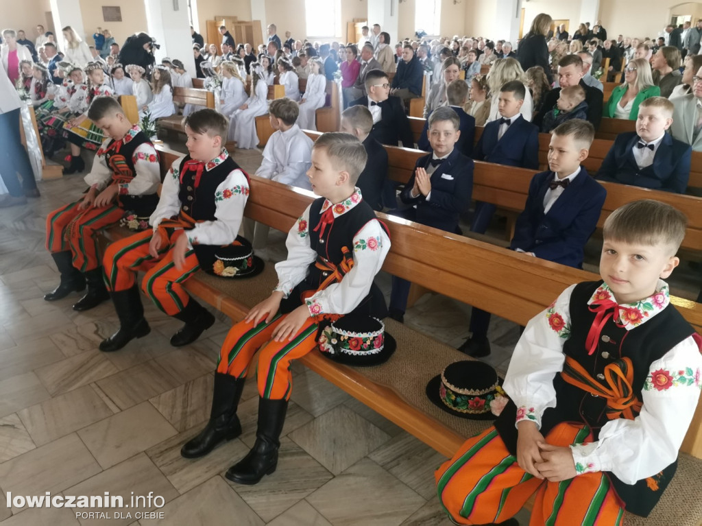 Pierwsza Komunia święta w kościele Chrystusa Dobrego Pasterza w Łowiczu