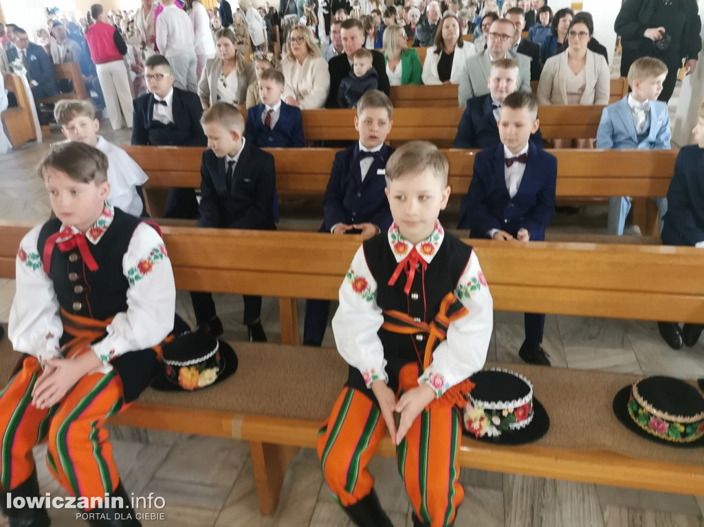 Pierwsza Komunia święta w kościele Chrystusa Dobrego Pasterza w Łowiczu