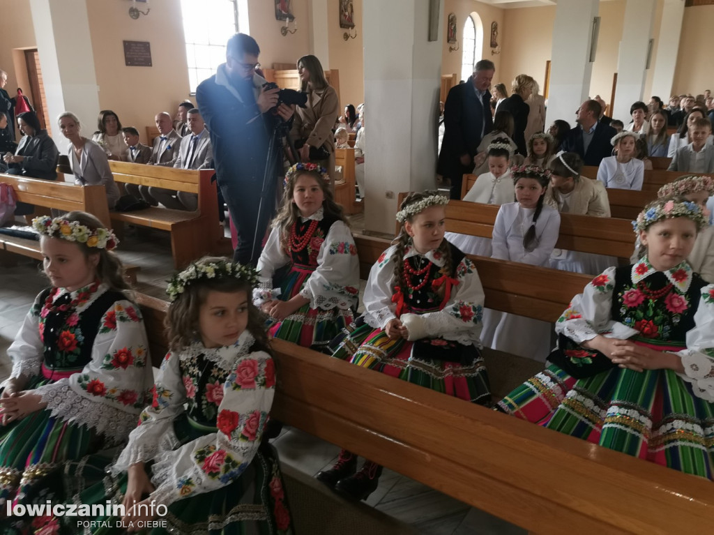 Pierwsza Komunia święta w kościele Chrystusa Dobrego Pasterza w Łowiczu