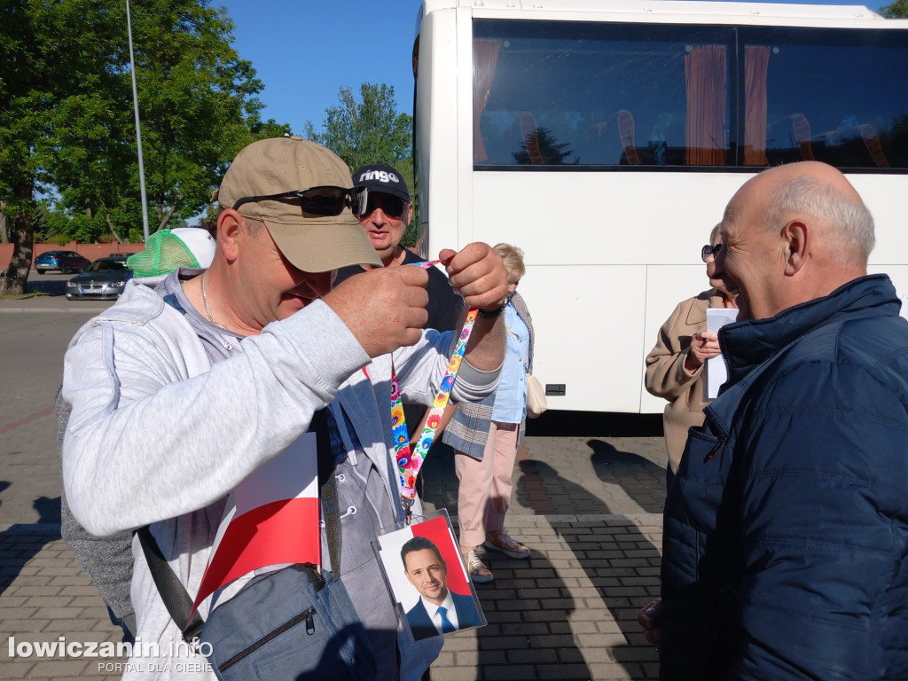 Wyjazd do Warszawy zwolenników Rafała Trzaskowskiego