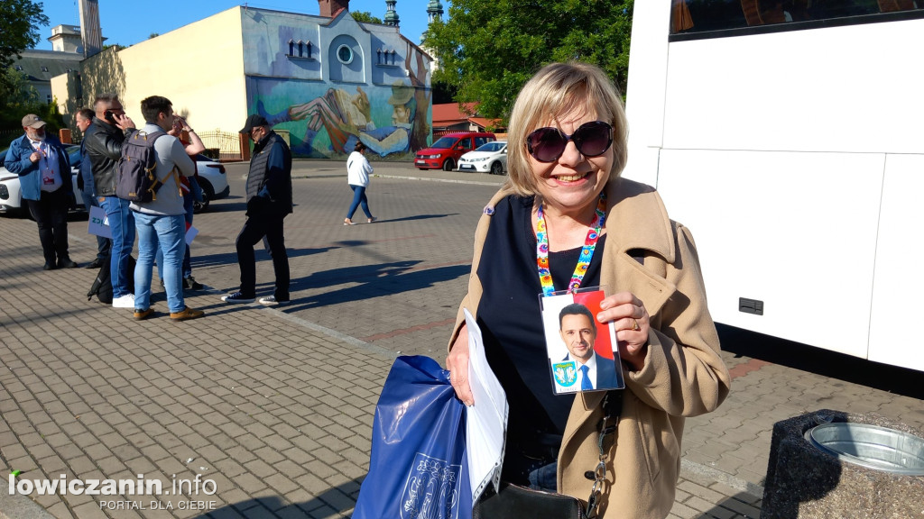 Wyjazd do Warszawy zwolenników Rafała Trzaskowskiego