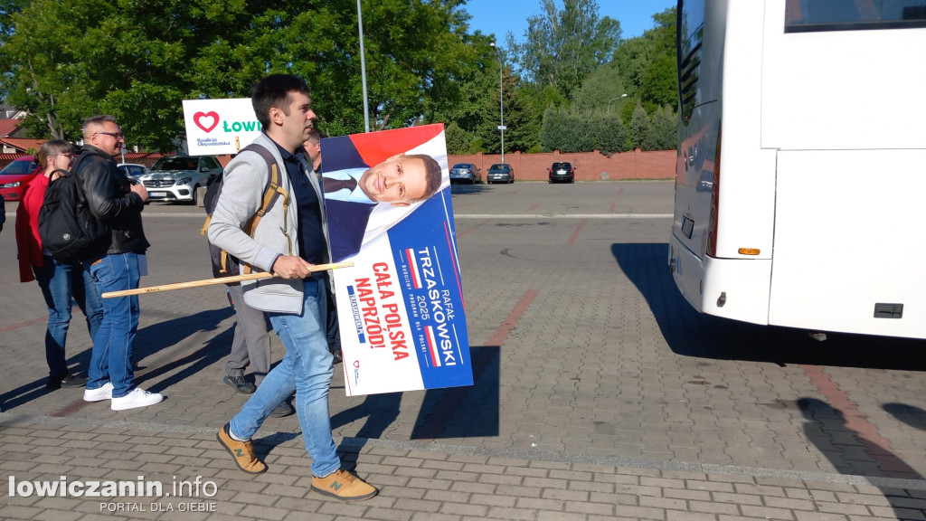 Wyjazd do Warszawy zwolenników Rafała Trzaskowskiego