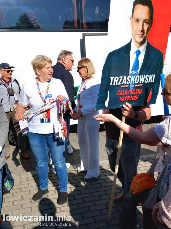 Wyjazd do Warszawy zwolenników Rafała Trzaskowskiego
