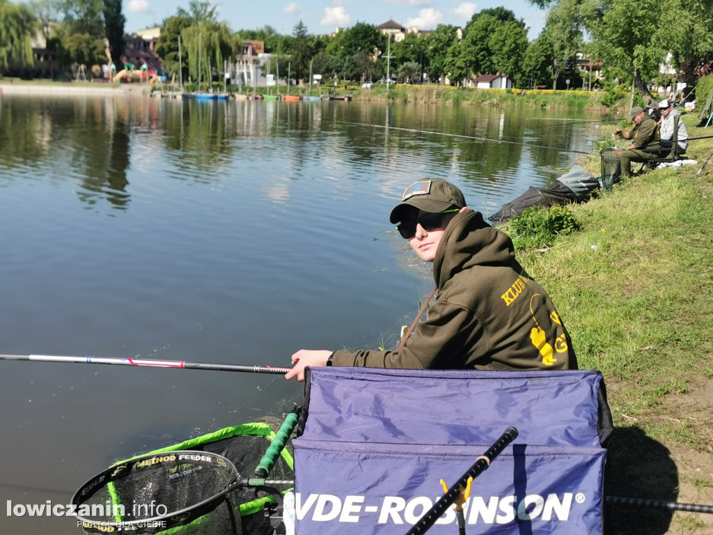 Dzień drugi zawodów wędkarskich nad zalewem Mrożyczka