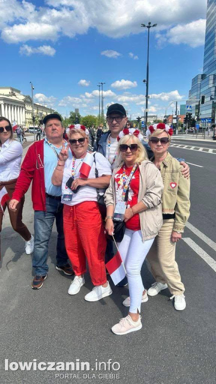 Łowiczanie na marszu Rafala Trzaskowskiego