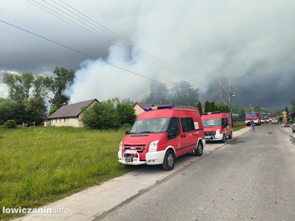 Pożar w Niedźwiadzie