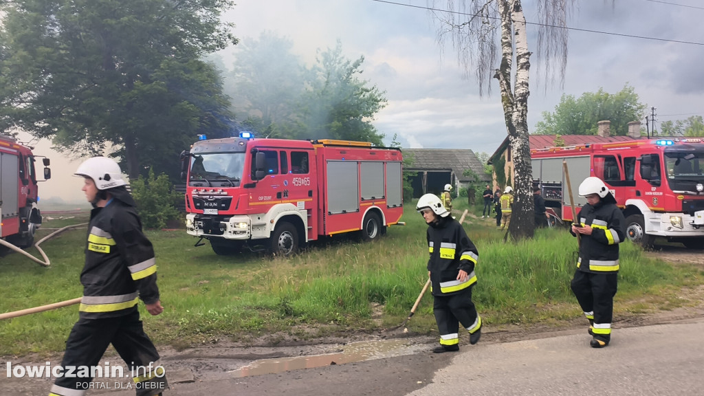 Pożar w Niedźwiadzie