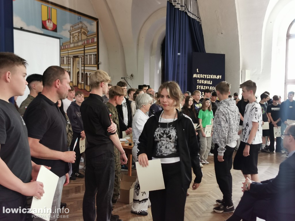 Miedzyszkolny Turniej Strzelecki w ZST w Łowiczu