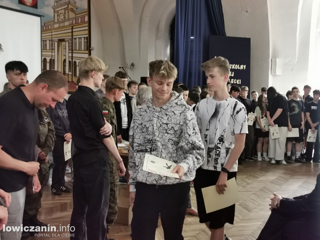 Miedzyszkolny Turniej Strzelecki w ZST w Łowiczu