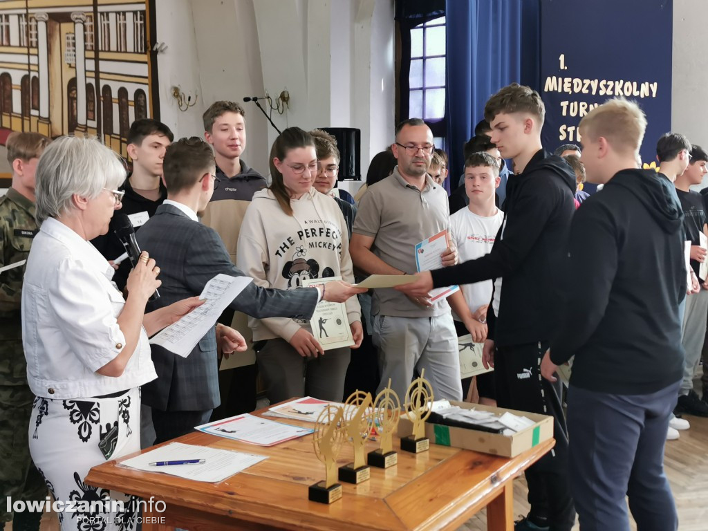 Miedzyszkolny Turniej Strzelecki w ZST w Łowiczu