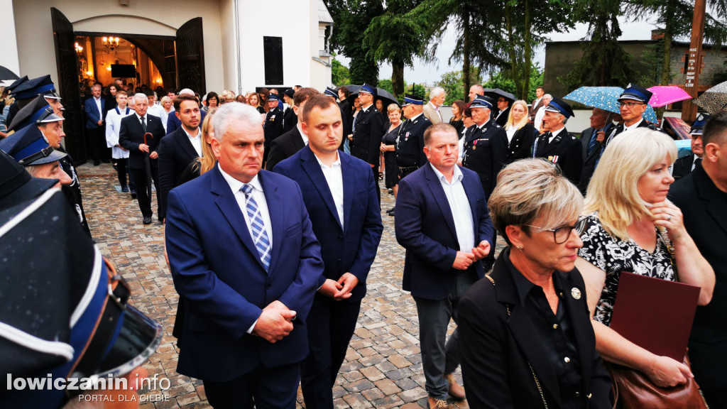Ostatnie pożegnanie Arkadiusza Stępnia, burmistrz Kiernozi