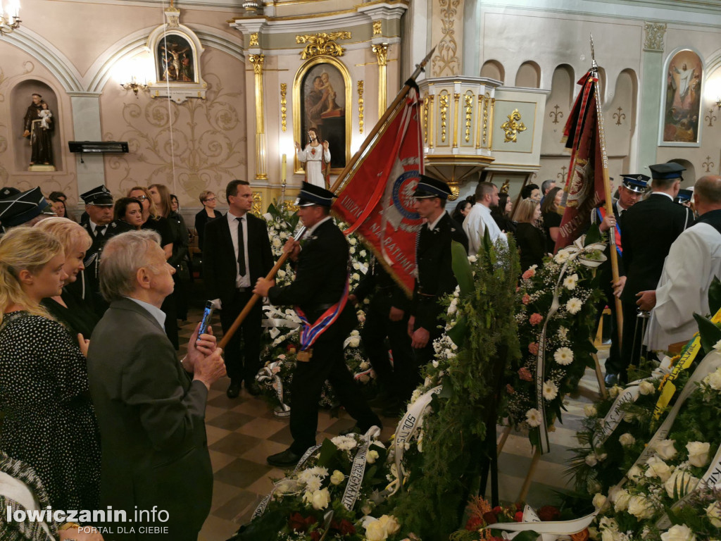 Ostatnie pożegnanie Arkadiusza Stępnia, burmistrz Kiernozi