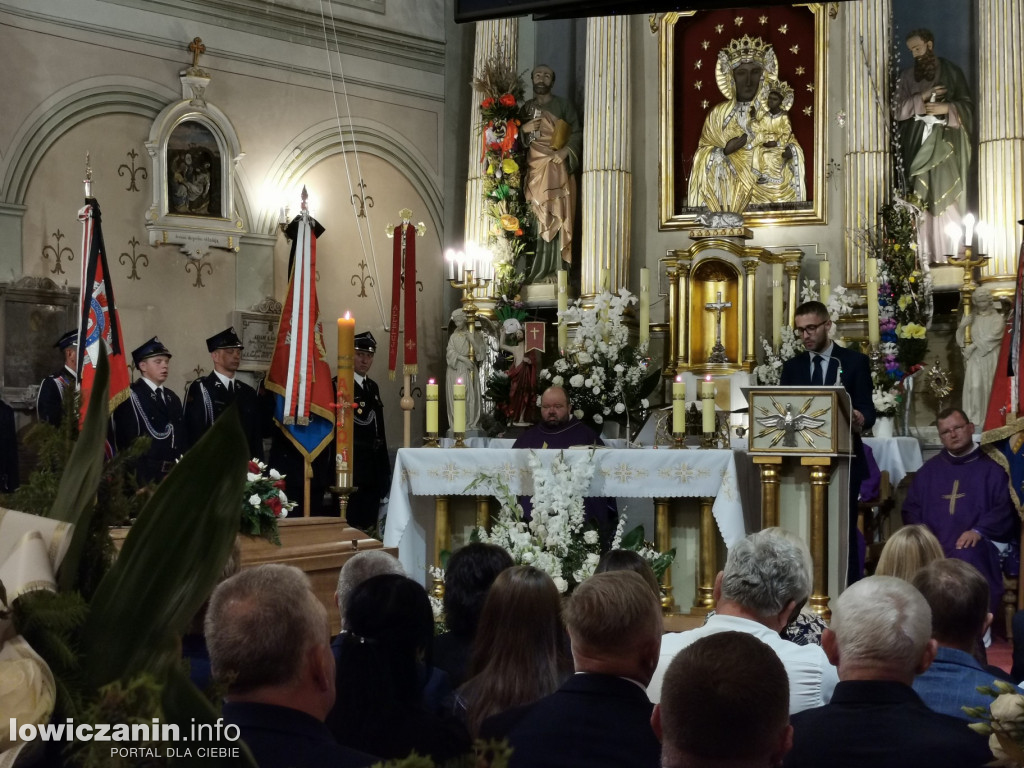 Ostatnie pożegnanie Arkadiusza Stępnia, burmistrz Kiernozi