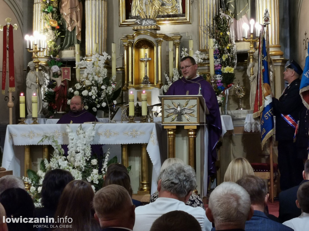 Ostatnie pożegnanie Arkadiusza Stępnia, burmistrz Kiernozi