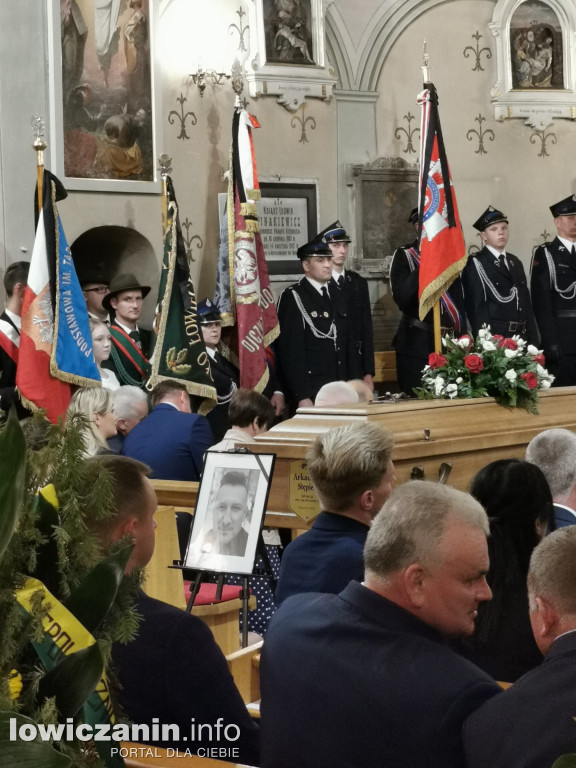 Ostatnie pożegnanie Arkadiusza Stępnia, burmistrz Kiernozi