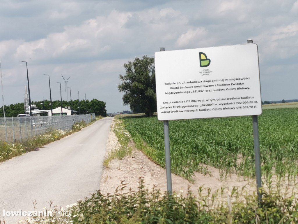 Droga Oszkowice-Piaski Bankowe