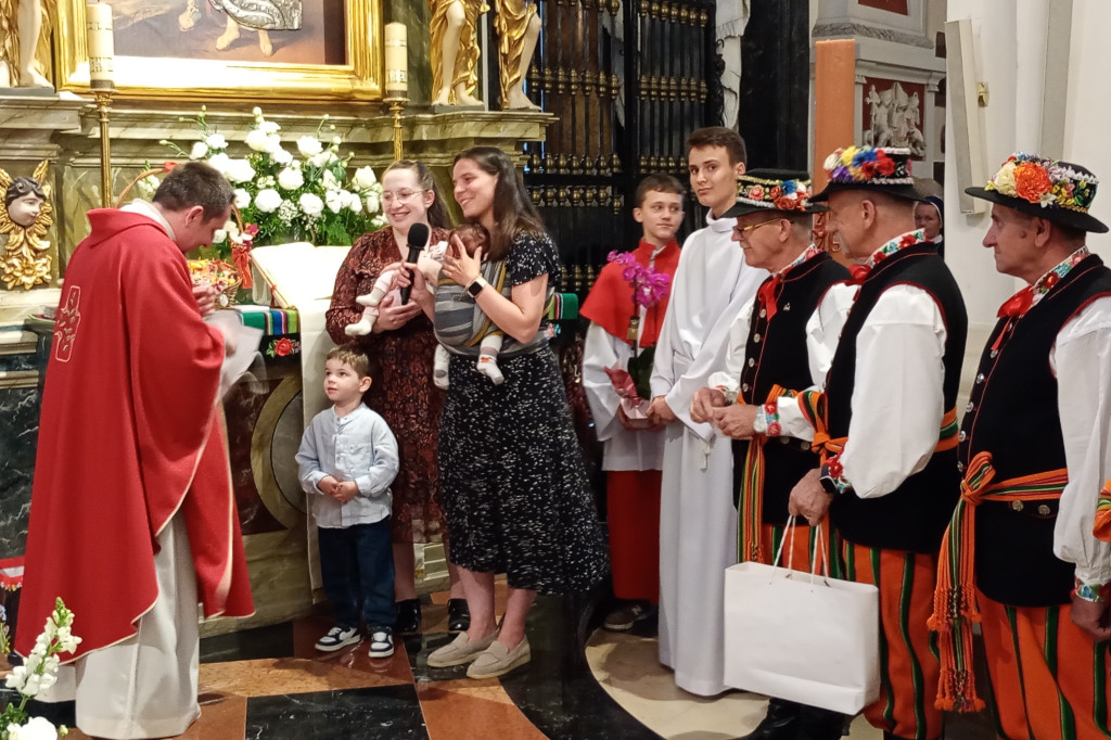 Pożegnanie ks. Pawła w katedrze łowickiej