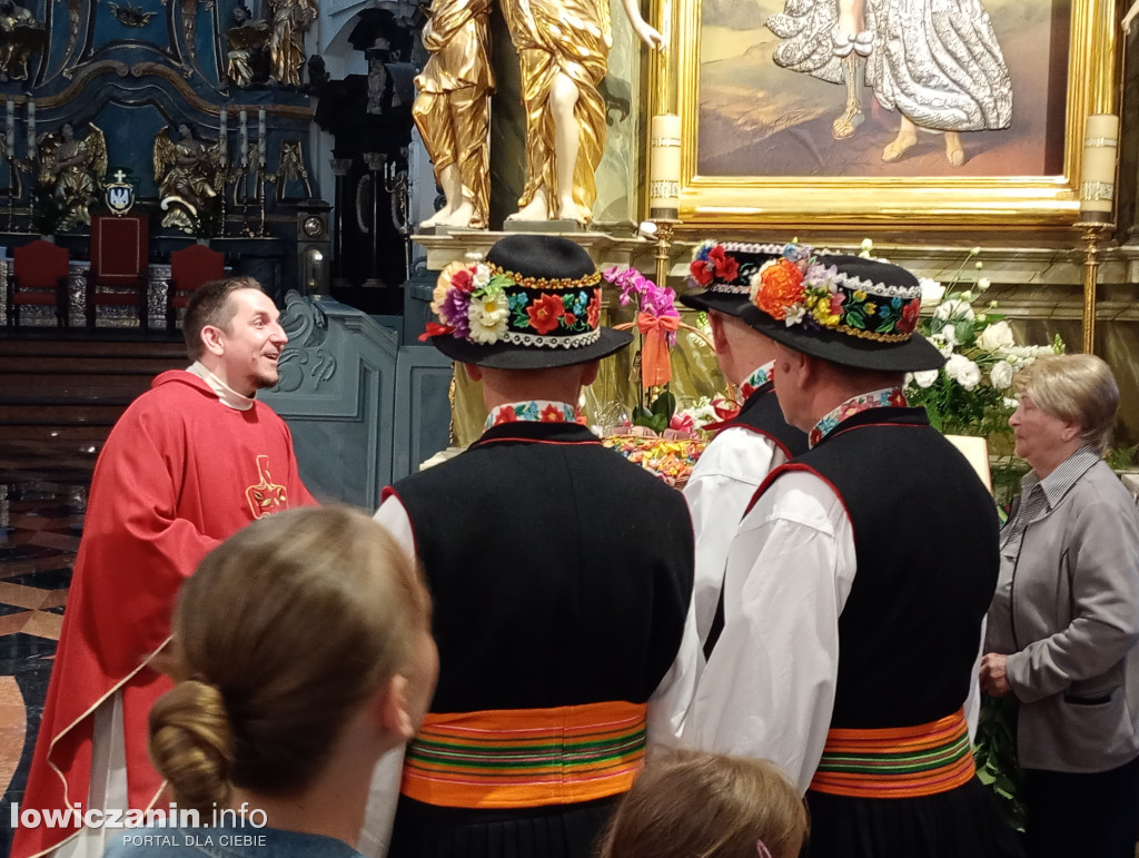 Pożegnanie ks. Pawła w katedrze łowickiej