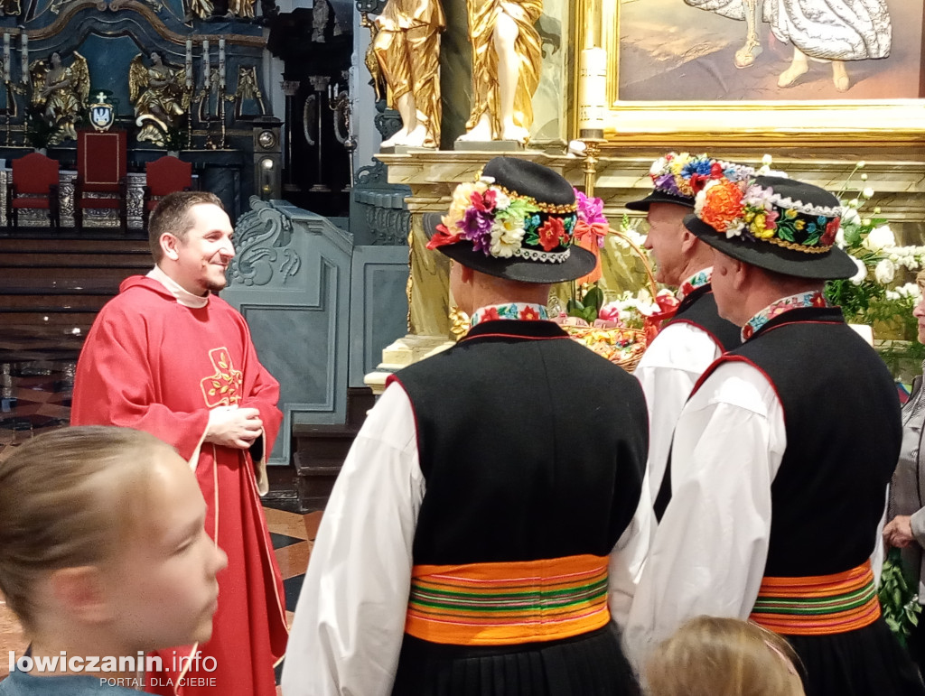 Pożegnanie ks. Pawła w katedrze łowickiej