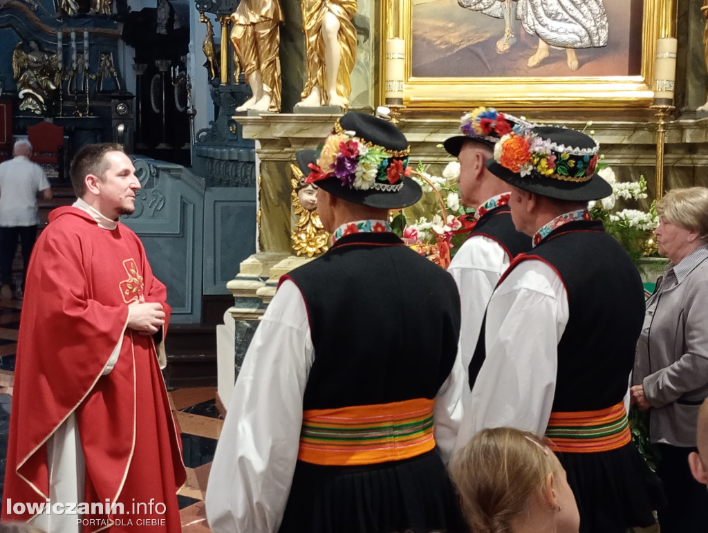 Pożegnanie ks. Pawła w katedrze łowickiej