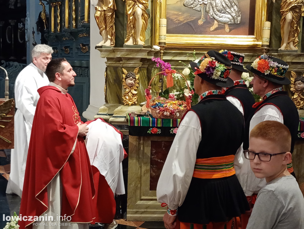 Pożegnanie ks. Pawła w katedrze łowickiej