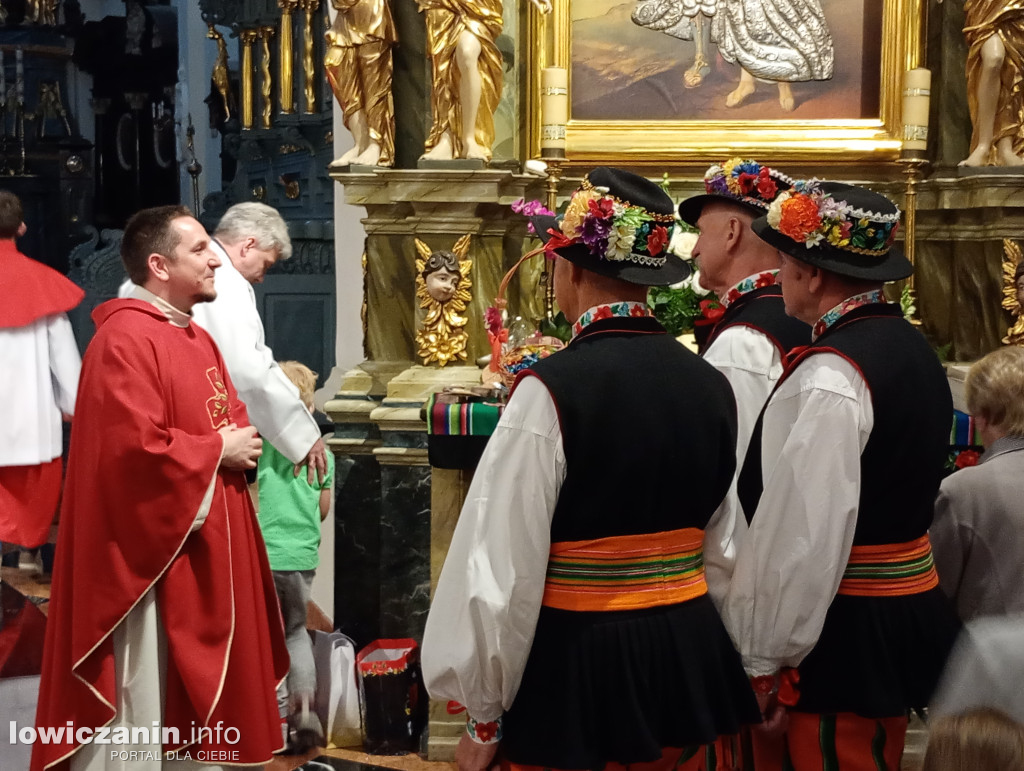 Pożegnanie ks. Pawła w katedrze łowickiej