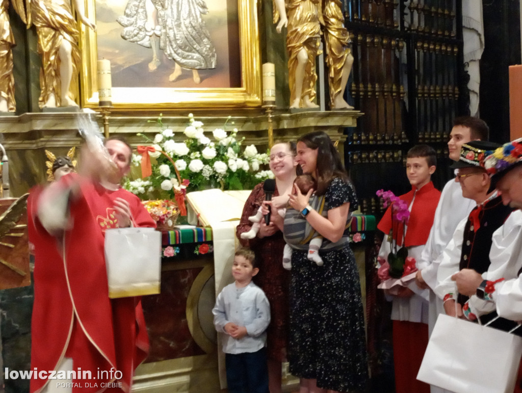 Pożegnanie ks. Pawła w katedrze łowickiej