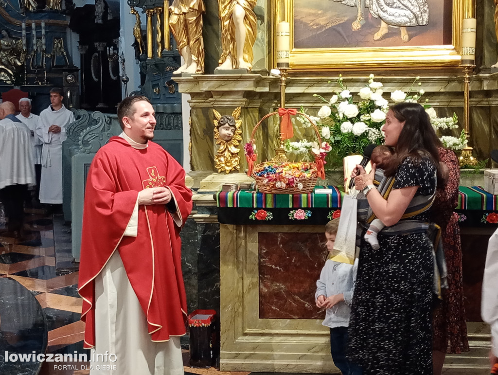 Pożegnanie ks. Pawła w katedrze łowickiej