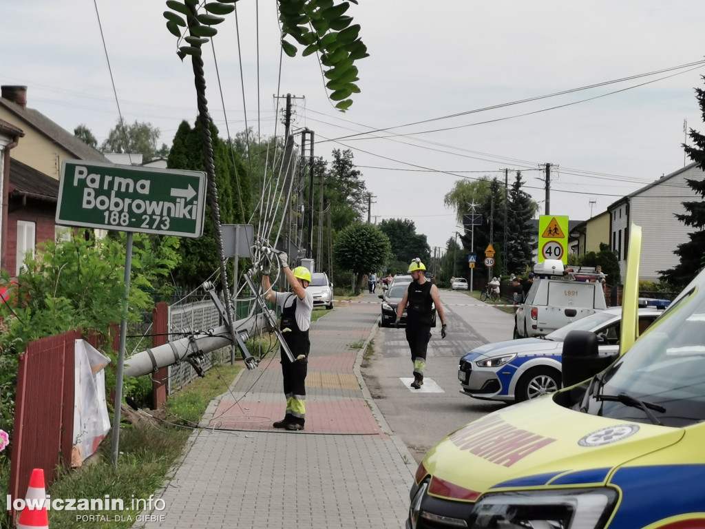 Śmiertelny wypadek w Bobrownikach