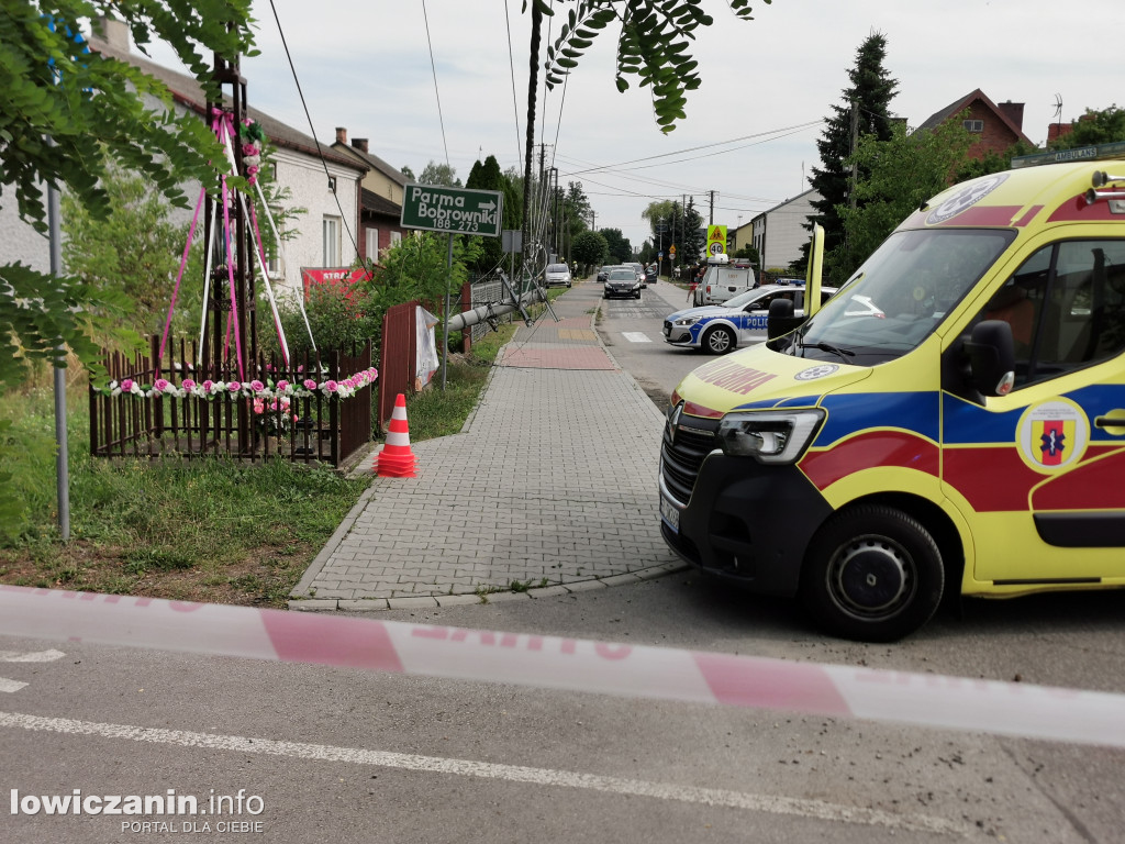 Śmiertelny wypadek w Bobrownikach