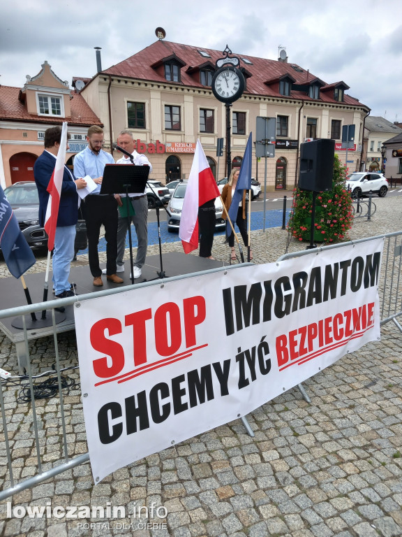 Protestowali przeciw imigracji