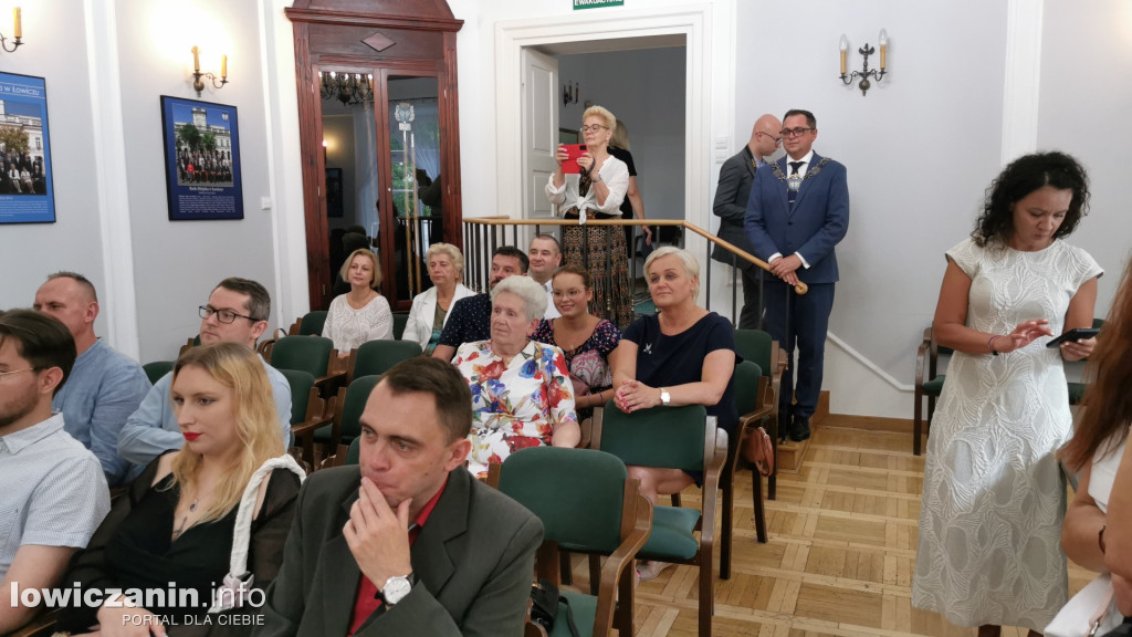 Uroczystość Złotych Godów w łowickim ratuszu
