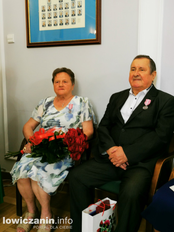 Uroczystość Złotych Godów w łowickim ratuszu